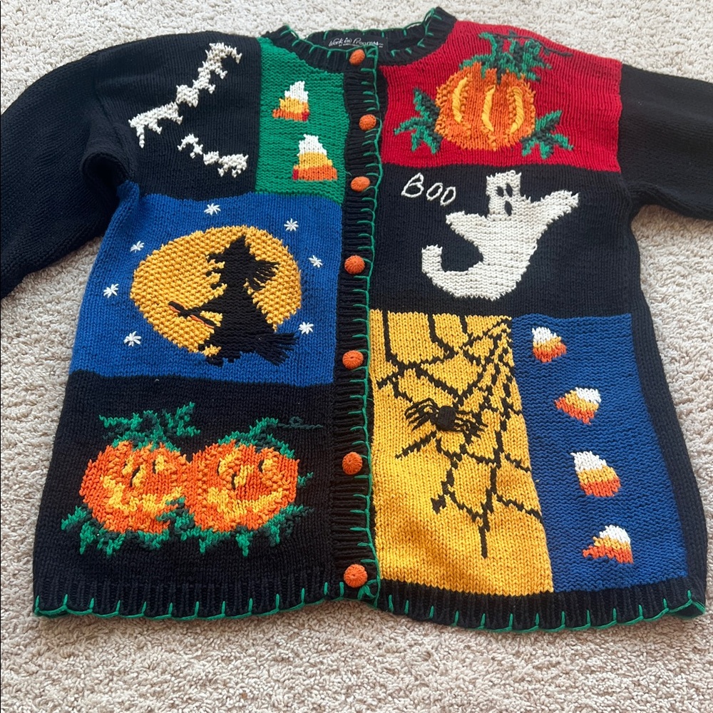 Work in Progress Halloween Patchwork
Knitted Witc… - image 4